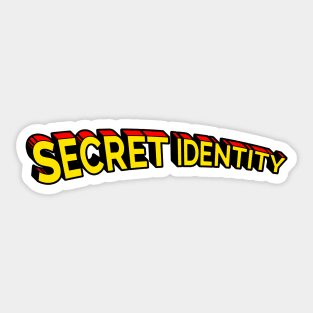 Secret Identity Sticker